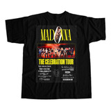 Camiseta E Baby Look Madonna The Celebration Tour Camisa Pop