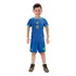 Camiseta E Calção Futebol Infantil Seleção Brasil Copa Azul