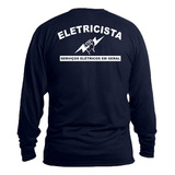 Camiseta Eletricista Trabalho Uniforme