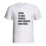 Camiseta Engracada Jesus Te