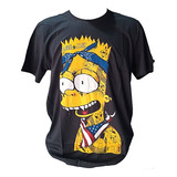 Camiseta Engraçadas - Bart Simpsons Tupac - Sátira