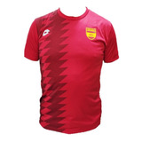 Camiseta Espana Lotto Vermelho