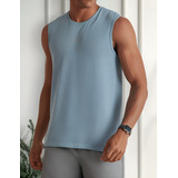 Camiseta Esportiva Masculina Regata Machão Lupo Poliamida