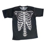 Camiseta Esqueleto Silk Ossos