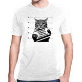 Camiseta Estampa Animais Gato