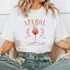 Camiseta Estampa Aperol Drink Verão T-shirt 100% Algodão