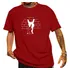 Camiseta Estampa Coelho Sombra Versátil Skatista Vintage