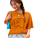 Camiseta Estampa Elephant Fofo