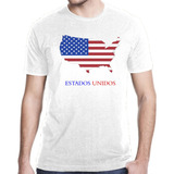 Camiseta Estampa Estados Unidos