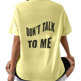 Camiseta Estampa Frase Dont