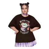 Camiseta Estampada Blood Type