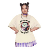 Camiseta Estampada Blood Type