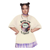 Camiseta Estampada Blood Type