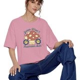 Camiseta Estampada Cogumelo Aesthetic