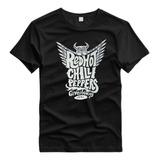 Camiseta Estampada Red Hot Chilli Peppers Unissex Moda Rock