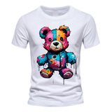 Camiseta Estampada Urso Ted Masculina Gola Redonda
