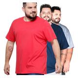 Camiseta Extra Grande Plus Size Masculina Xg G1 G2 G3 Blusa
