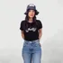 Camiseta Fem. Jeep Willys Camuflada - Preta