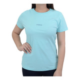 Camiseta Feminina Aeropostale Mc Silkada Verde Claro 9890183