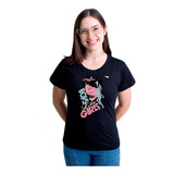 Camiseta Feminina Babylook Banda