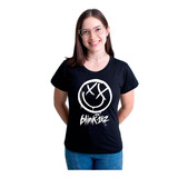 Camiseta Feminina Babylook Banda Rock Blink-182 Mod 8