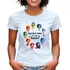 Camiseta Feminina Babylook Divertidamente Desenho Filme Plus