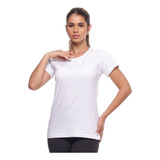 Camiseta Feminina Básica 100  Algodão Uniforme Trabalho