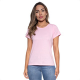 Camiseta Feminina Basica Algodao