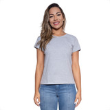 Camiseta Feminina Basica Algodao