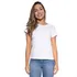 Camiseta Feminina Básica Algodão Lisa Branca Preta