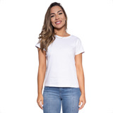 Camiseta Feminina Basica Algodao