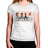 Camiseta Feminina Branca Beatles