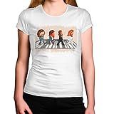 Camiseta Feminina Branca Beatles (p)