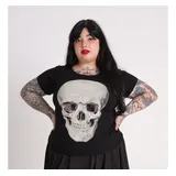 Camiseta Feminina Caveira Skull