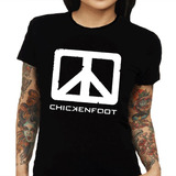 Camiseta Feminina Chickenfoot - 100% Algodão