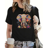 Camiseta Feminina Com Estampa