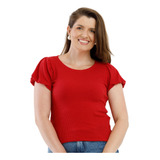 Camiseta Feminina Cor Lisa