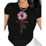 Camiseta Feminina De Gola