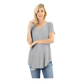 Camiseta Feminina Decote V