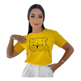 Camiseta Feminina Desenho Ursinho