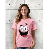 Camiseta Feminina Engracada Patrick