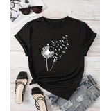 Camiseta Feminina Estampa Dente