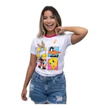 Camiseta Feminina Estampa Desenho