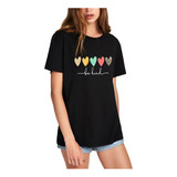 Camiseta Feminina Estampada Blusa