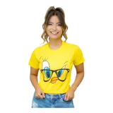 Camiseta Feminina Estampada Desenho