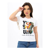 Camiseta Feminina Evangelica Leao