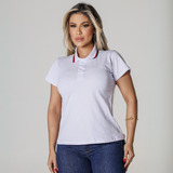 Camiseta Feminina Gola Polo