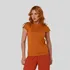 Camiseta Feminina Gola Redonda Despojada Em Algodão Verão