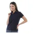 Camiseta Feminina  Gola Tipo Pólo Descolada Passeio Balada