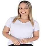 Camiseta Feminina Gola V